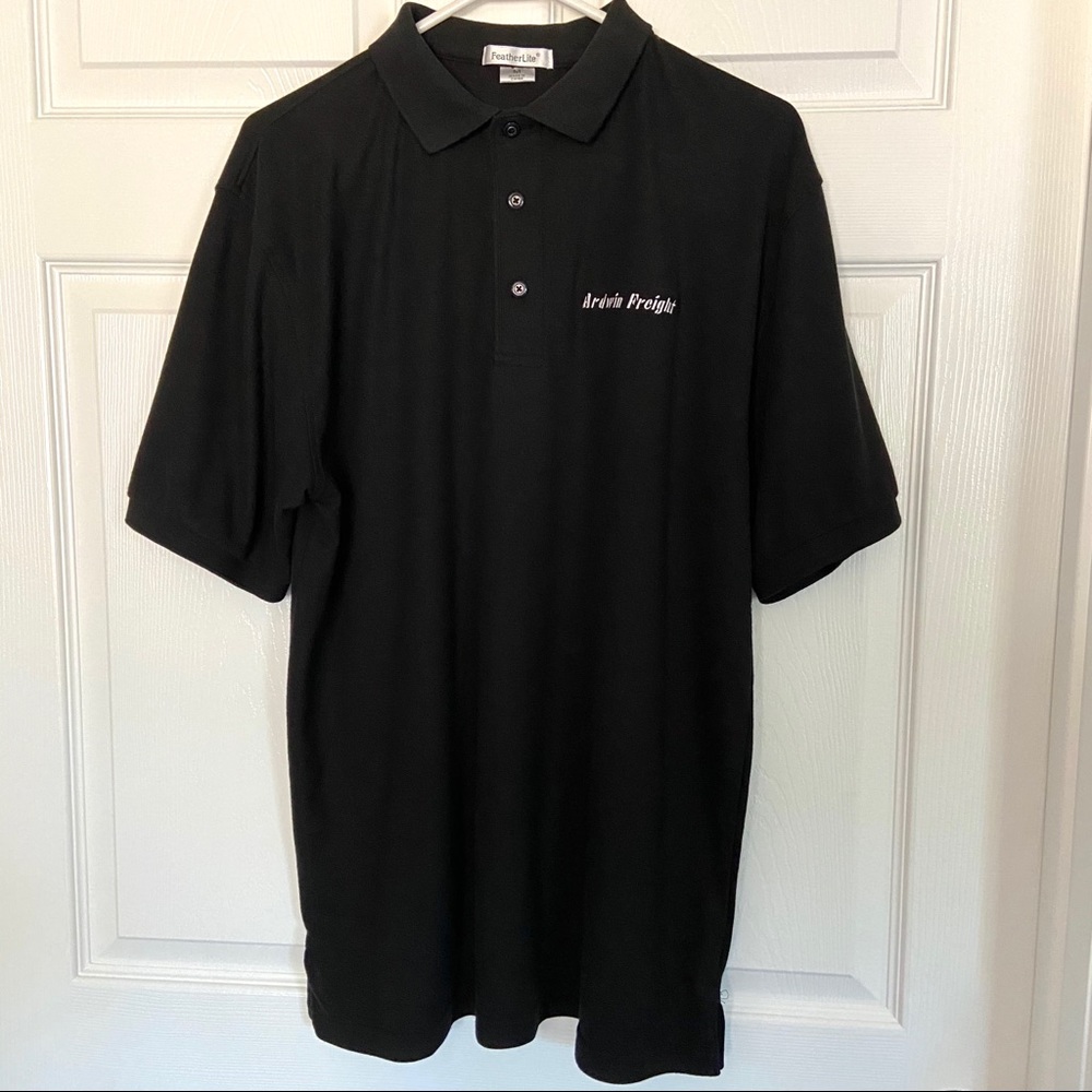 Black FeatherLite Polo Shirt- NWOT